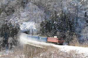 雪晴れの寝台特急