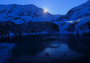 立山みくりが池の日の出